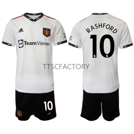 Fußballtrikots Manchester United Rashford 10 Kinder 2022-2023 Kurzarm Auswärts-trikot kaufen